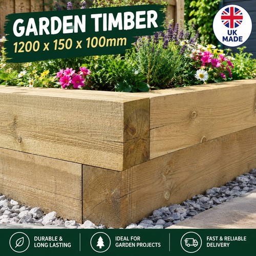 Timber garden sleeper - timber,