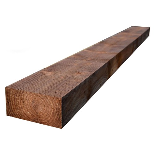 200x100mm brown treated - 200x100mm, 2.4m