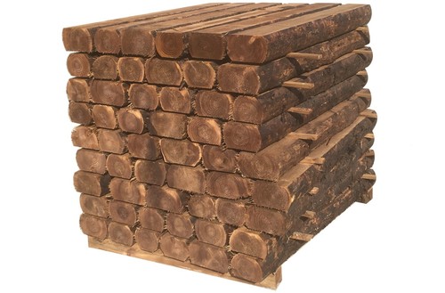 Rustic log sleepers - 1.8m,