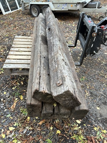 Reclaimed oak railway - reclaimed, sleepers