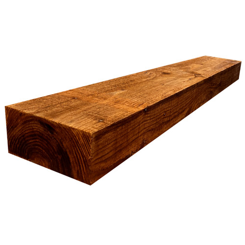 Brown timber sleepers x - brown,