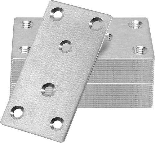 Flat joining metal plates - flat,