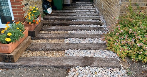 Original treated oak - original, railway