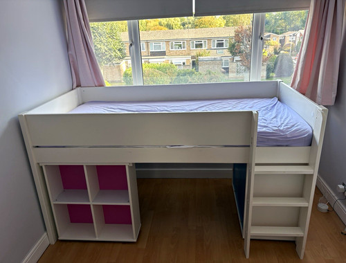 White kids mid sleeper wood - kids,