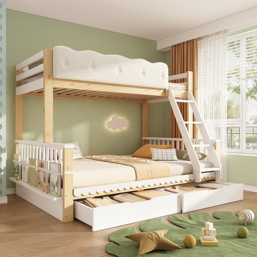 Solid wood bunk - bunk, kids