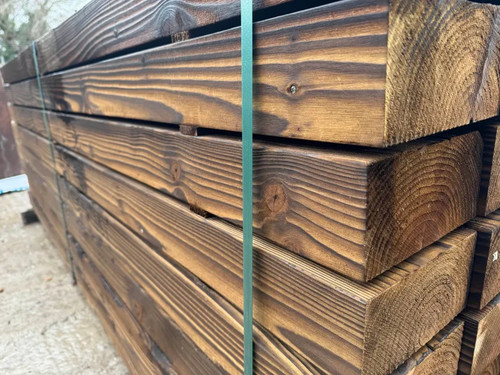 Charred brushwood sleeper - charred,