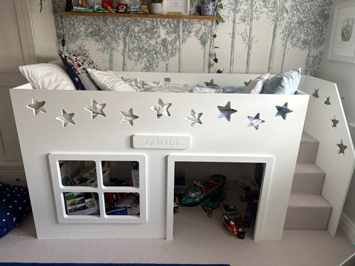 Children white painted wood - painted,