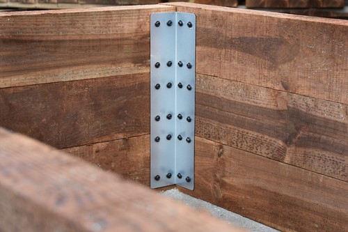 Tier corner galvanised - 3-tier,
